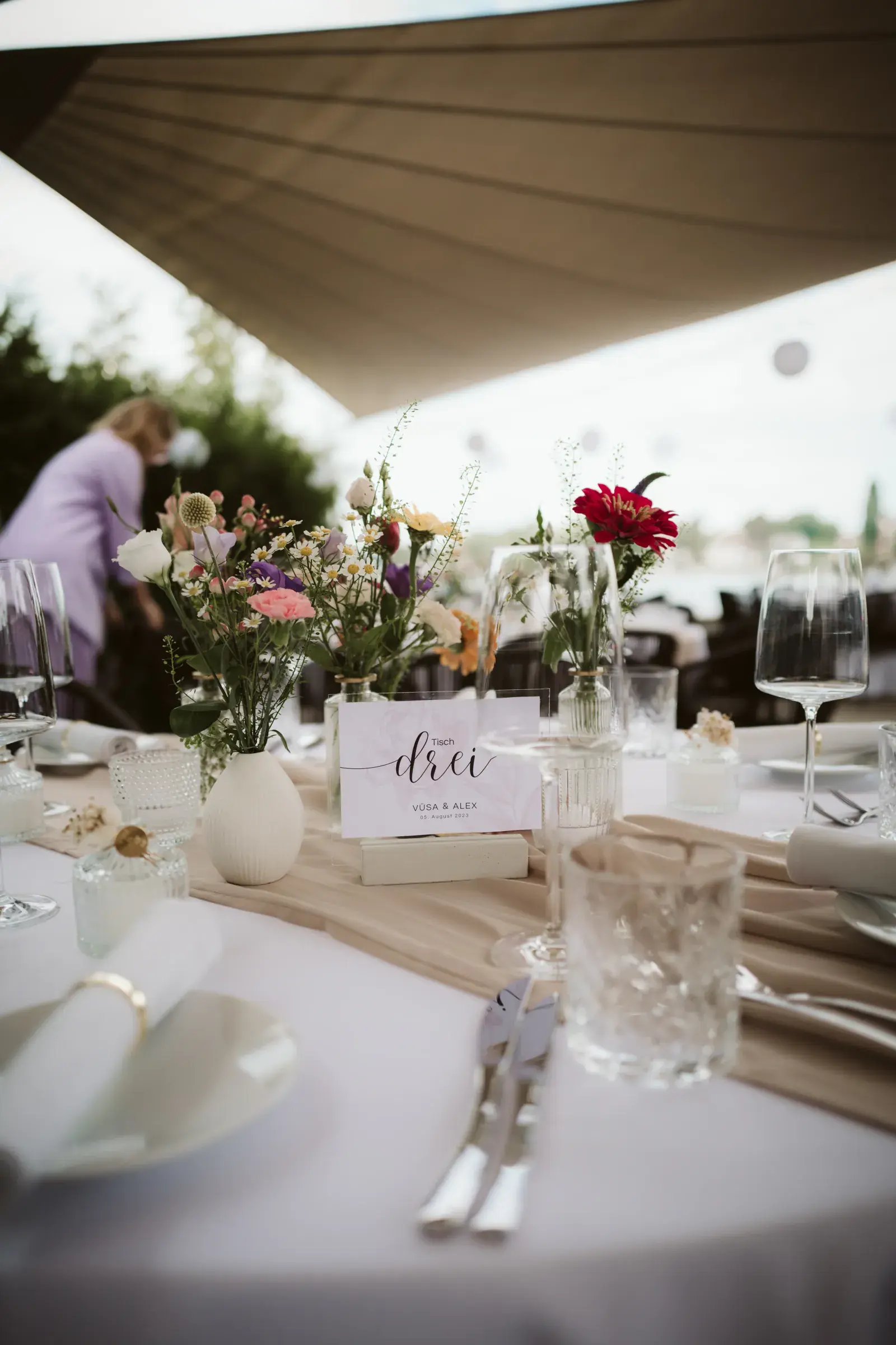 An authentic wedding moment captured by Cori Kasus