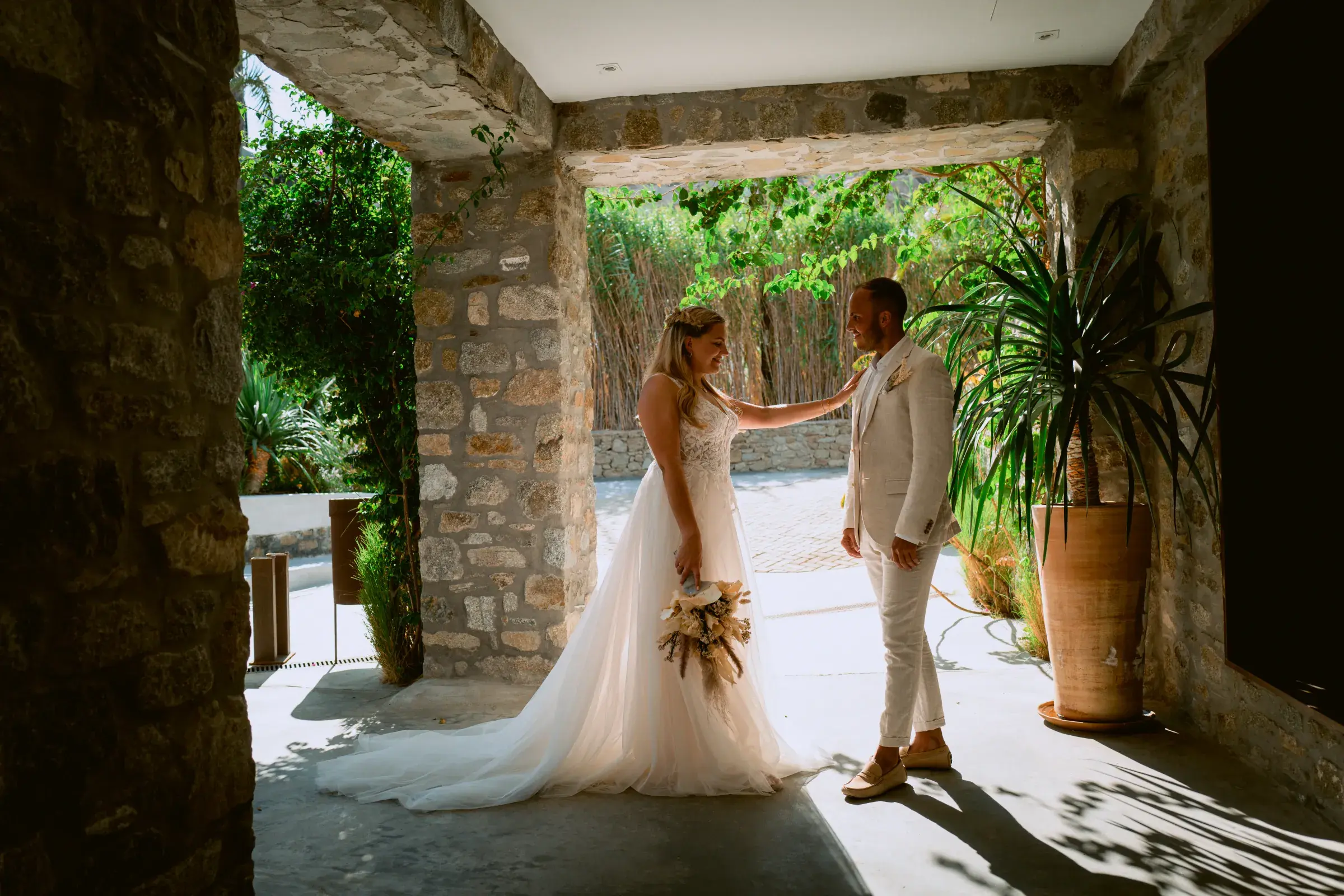 An authentic wedding moment captured by Cori Kasus