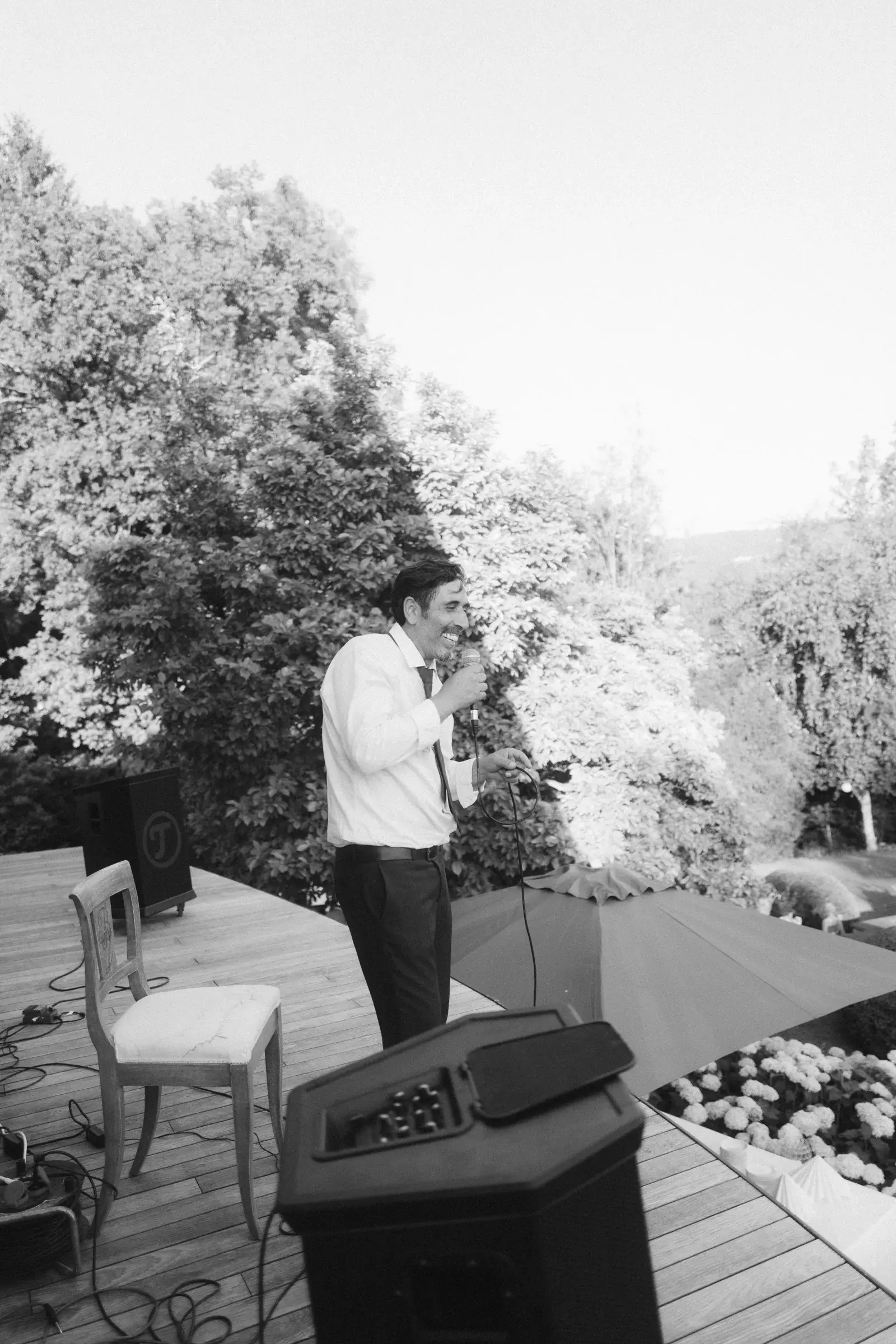 Fine-art wedding photography in black and white by Cori Kasus