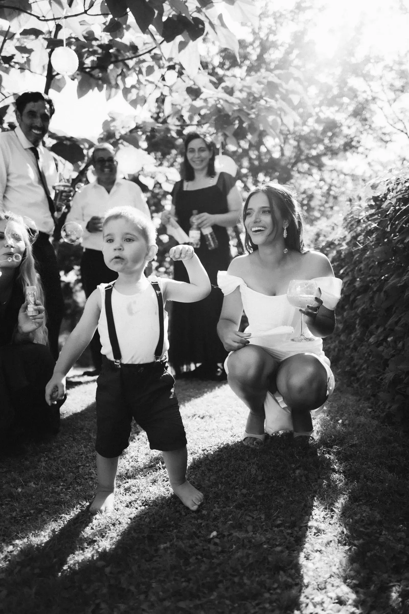 Fine-art wedding photography in black and white by Cori Kasus