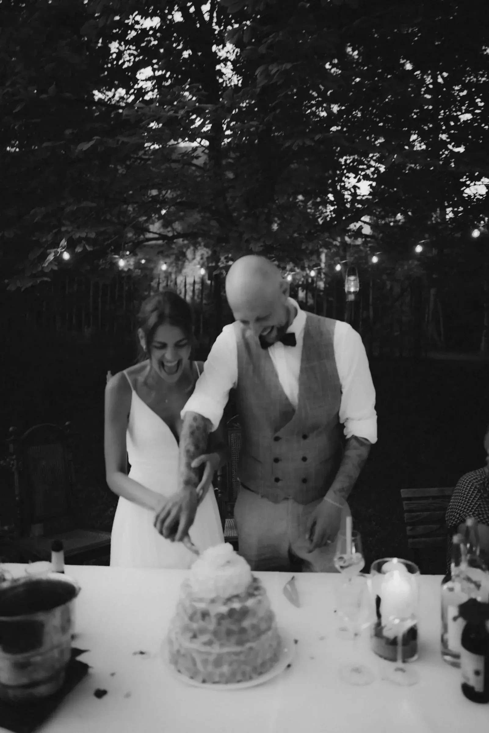 Documentary wedding photography by Cori Kasus at Lake Constance
