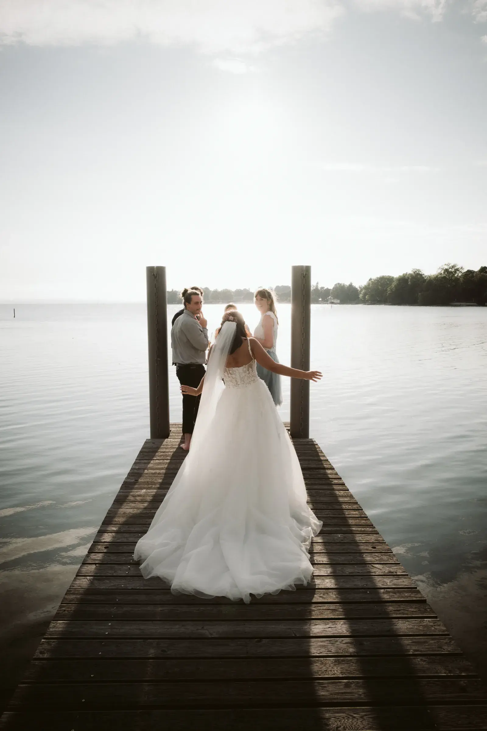Fine-art wedding photography in black and white by Cori Kasus