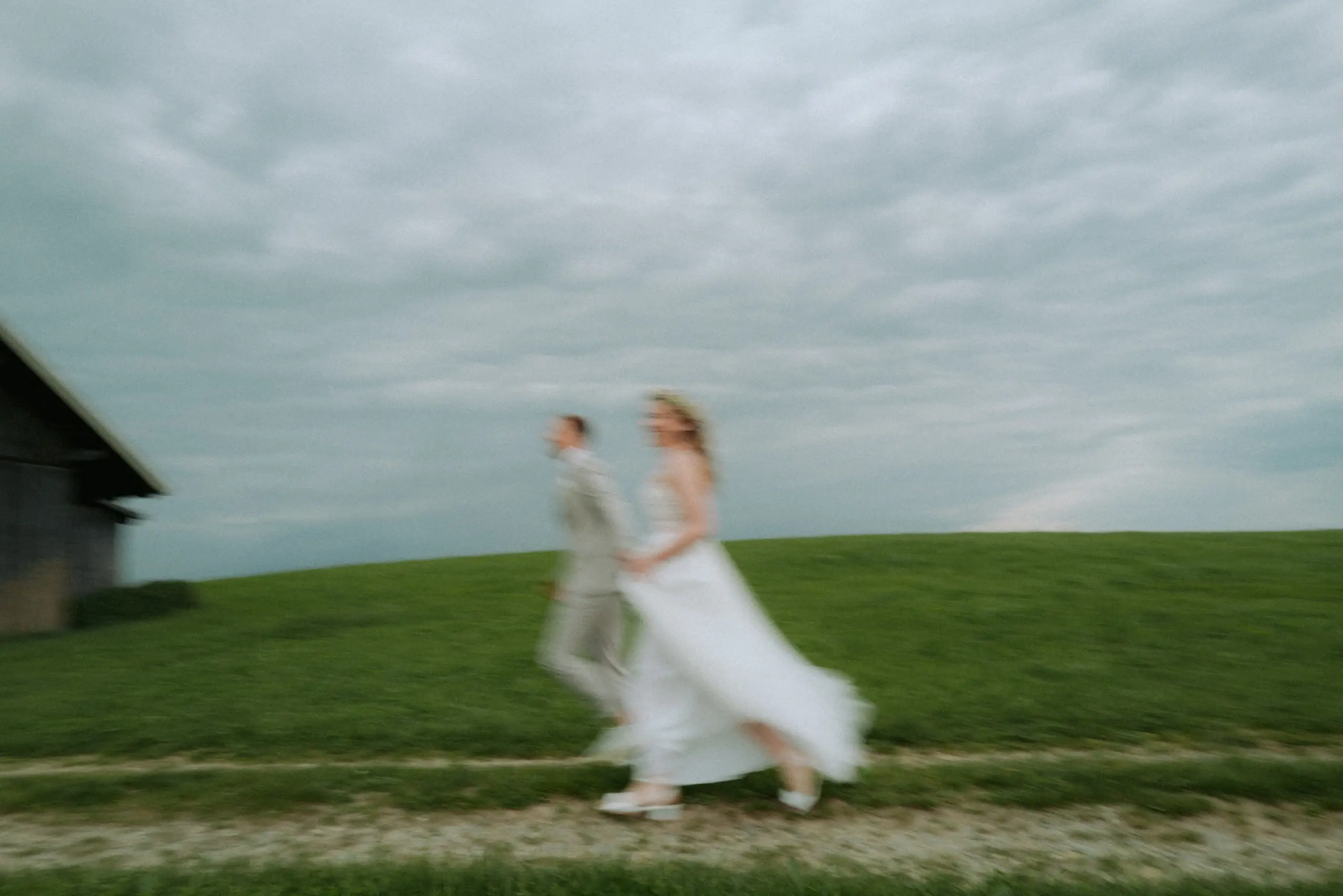 Fine-art wedding photography in black and white by Cori Kasus